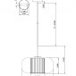 Подвесной светильник Ember V11818-1P