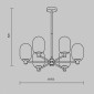 Потолочная люстра Freya Sharlot FR1012PL-06BS