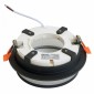 Светильник встраиваемый Feron DL700  потолочный GX70 черный круг 51094