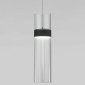 Подвесной светильник Eurosvet Lumen 50244/1 LED черный/прозрачный