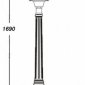 Наземный фонарь Oasis Light LONDON L 64811L Bl