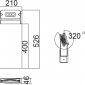 Наземный фонарь Oasis Light LEDSPOT W6146S-1-526 CB