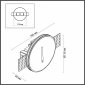 Встраиваемый светодиодный светильник Odeon Light Hightech Gips 7081/3WL
