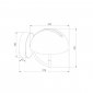 Бра Eurosvet Emisfero 50083/1 LED золото