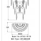 Бра Jacqueline LE7161/1W CH/GR