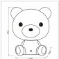 Настольная лампа Lucide Dodo Bear 71590/03/31