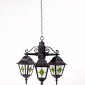 Уличный светильник подвесной Oasis Light QUADRO M lead GLASS 79970MlgG/3 Bl
