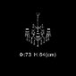 Подвесная люстра Illuminati Hugo MD09053-9B