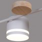 Потолочная люстра  68730-0.3-10 GX53 WH+WOOD