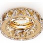 Встраиваемый светильник Ambrella light Crystal K112 CL/G