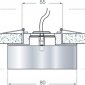 Точечный светильник Downlight DL045CH/W-Black