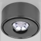 Накладной светодиодный светильник Elektrostandard Glide 25100/Led черный жемчуг a059330