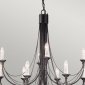 Подвесная люстра Carisbrooke CB12-BLACK