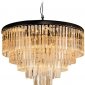 Подвесная люстра DeLight Collection 1920s Odeon KR0387P-10A black/amber