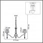 Подвесная люстра Lumion Magda 8316/8