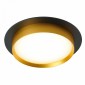 Светильник встраиваемый Feron DL507 потолочный GX53 черный + золото круг 51356