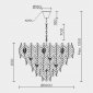 Подвесная люстра  ML.6770.1000 GD