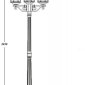 Наземный фонарь Oasis_Light BARSELONA 81208B Gb