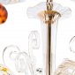 Подвесная люстра Crystal Lux Catarina SP8 V2 Gold/Transparent-Cognac