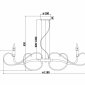 Подвесная люстра Maytoni Atlanta MOD051PL-09TR
