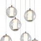 Подвесной светильник DeLight Collection OD2437 OD2437-7 gold/clear