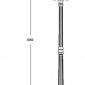 Наземный фонарь Oasis_Light VENECIA 2S 91808SA Bl