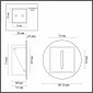 Встраиваемый светильник Odeon Light Escala 7053/3WL