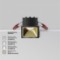 Точечный светильник Maytoni Alfa LED DL043-01-10W4K-SQ-B-1
