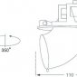 Точечный светильник A1602 A1602-WH