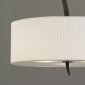 Подвесной светильник Mantra Eve Anthracite - Cream Shade 1153