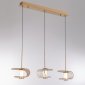Подвесной светильник MD24020901 MD24020901-3B gold/cognac