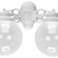 Настенный светильник уличный Fumagalli Globe 250 G25.141.000.WXE27DN