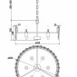 Подвесная люстра Maytoni Puntes MOD043PL-06CH
