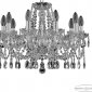 Подвесная люстра Bohemia Ivele Crystal 107 107/10/200 Ni