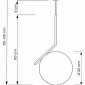 Подвесной светильник Lumina Deco Sorento LDP 1215-200 WT+GD