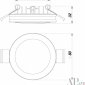 Точечный светильник Ingrid 3322.LD109R/7W/6K