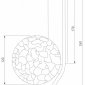 Бра Eurosvet Luxor 40019/1 серебро