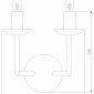 Бра Eurosvet Cariso 60150/2 хром