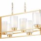 Подвесная люстра Lumina Deco Lino LDP 1239-8 F.GD