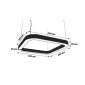 Подвесной светильник ULO-K10/11/12/14 ULO-K12B 40W/4000K/S40 IP40 BLACK