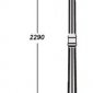Наземный фонарь Oasis_Light ASTORIA 1 L 91309L Bl