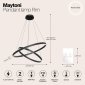 Подвесной светодиодный светильник Maytoni Rim MOD058PL-L74B4K