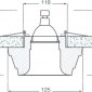 Точечный светильник Decoro DL216G/2