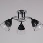 Потолочная люстра Reluce 70139-3.3-03 CR+BK