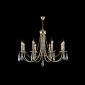 Подвесная люстра Crystal Lux Victoria SP8 Gold/Amber