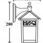 Настенный фонарь уличный Oasis_Light KRAKOV 2 87302A/04s Gb