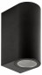 Уличный настенный светильник Uniel UUL-P52A 2х6W/GU10 IP65 BLACK UL-00010511
