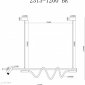 Подвесной светильник Cross 2313-1200 BR