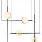 Подвесной светильник DeLight Collection MD2062 MD2062-4B black/brass