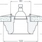 Точечный светильник Donolux Decoro DL203G/2